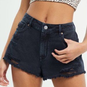 PacSun High Rise Festival Denim Shorts